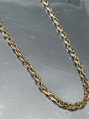 24k GB (Gold Bond) 23” Rope Chain Necklace